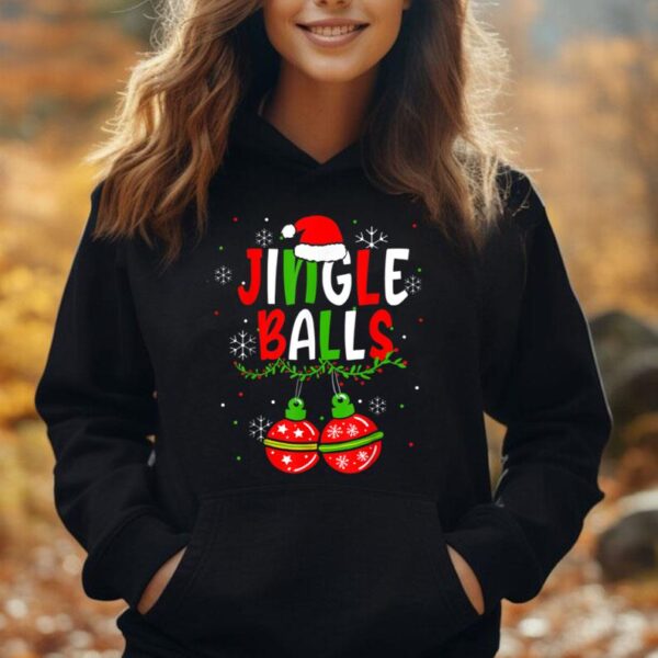 Jingle Balls Tinsel Tits Funny Matching Couple Chestnuts Unisex Hoodie