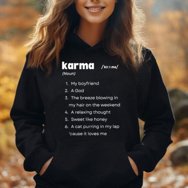 Karma Is My Boyfriend Karma A God Relaxing Thought Inspired Unisex Hoodie