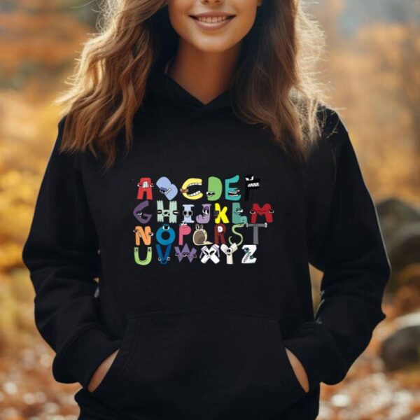 Kids Alphabet Lore letters a to z custom boys alphabet Lore Unisex Hoodie