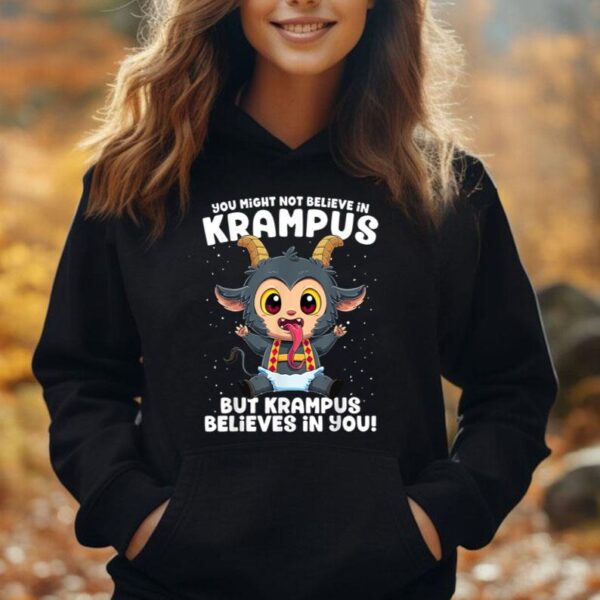 Krampus Believes In You Germanic Christmas Demon Horror Unisex Hoodie