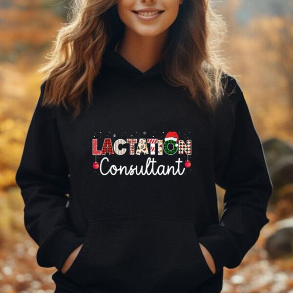 Lactation Consultant Christmas Hat Cool Lactation Specialist Unisex Hoodie