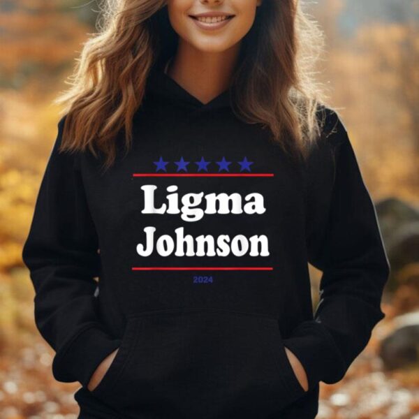 Ligma Johnson Funny Presidential Election 2024 Parody Unisex Hoodie