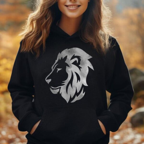 Lion Art Funny Felidae Large Cat Lover Outfit Men Women Kids Unisex Hoodie