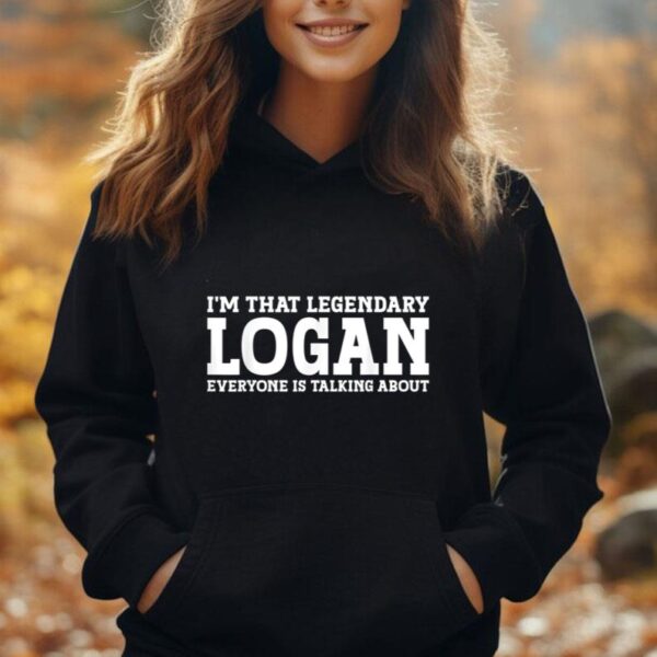 Logan Personal Name Funny Logan Unisex Hoodie