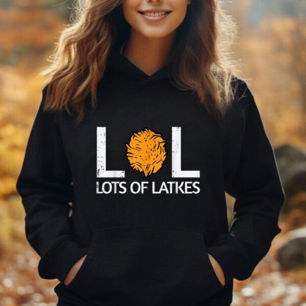 Lots Of Latkes Funny Jew Hanukkah Chanukah Men Women Kids Unisex Hoodie