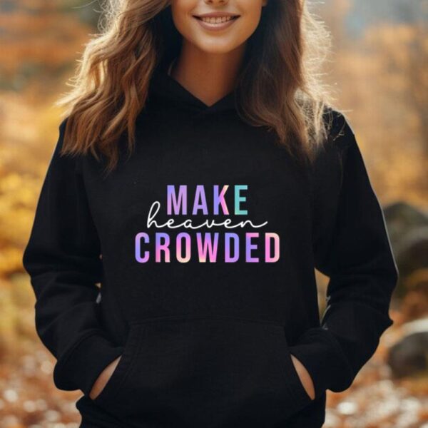 Make Heaven Crowded Jesus Faith Religious Leopard For Women Unisex Hoodie