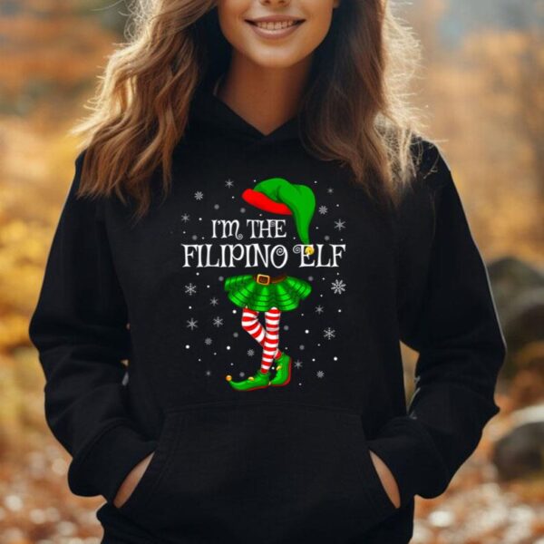 Matching Family Group I'm The Filipino Elf Christmas Unisex Hoodie