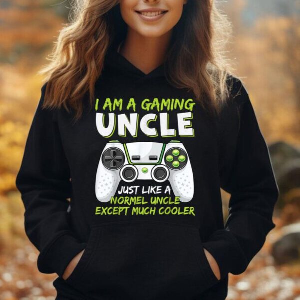 Mens Crazy Uncle Funny Uncle Gaming Video Game Uncle Unisex Hoodie