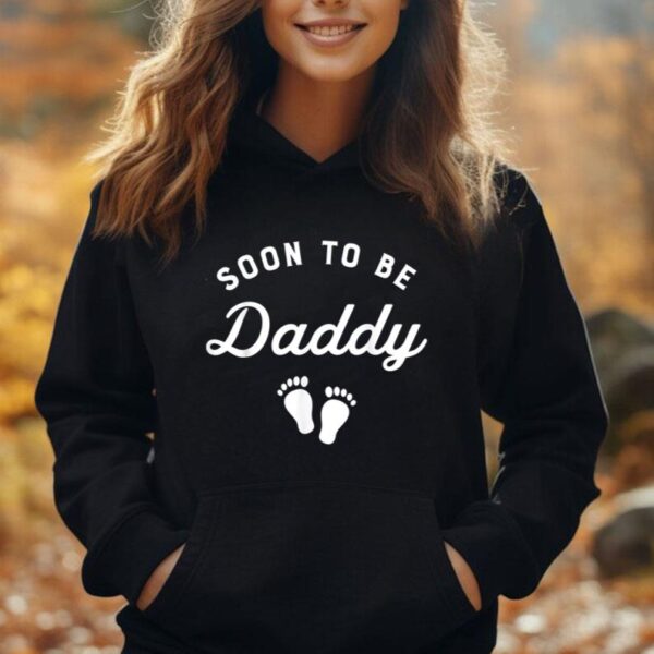 Mens Soon To Be Daddy Funny Pregnancy Announcement Dad Unisex Hoodie