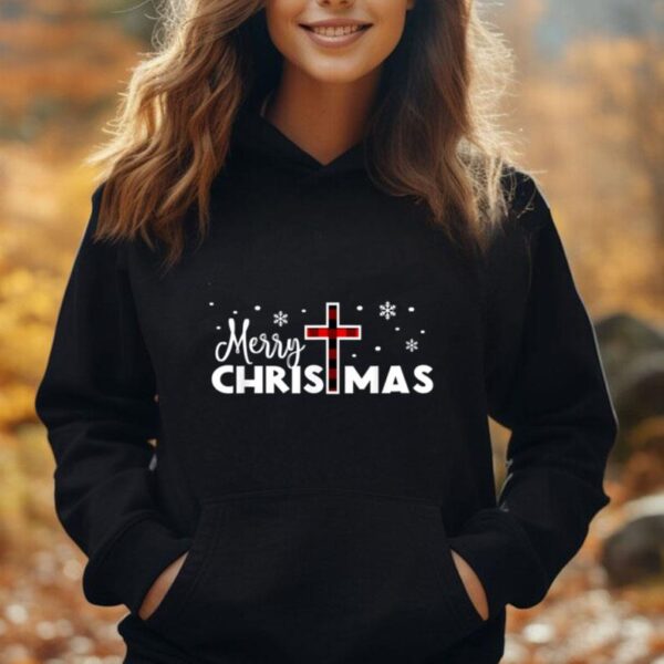 Merry Christmas Tshirt Jesus Christ Religious Christian Unisex Hoodie