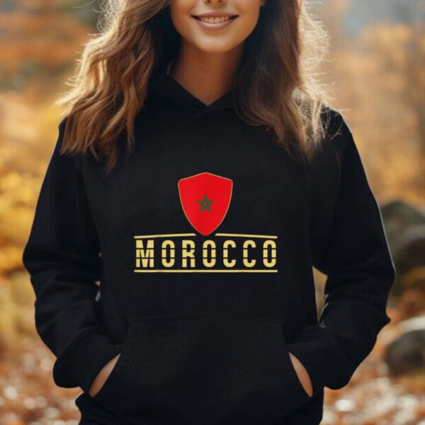 Morocco Football Shirt Morocco Soccer Jersey Proud Moroccan Unisex Hoodie