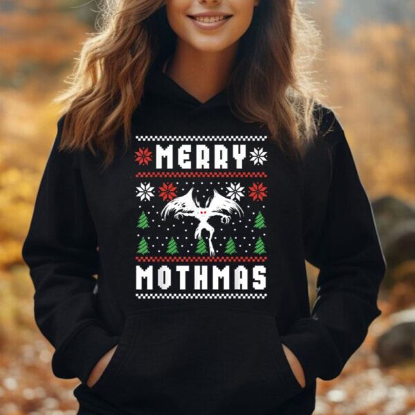 Mothman Ugly Christmas Sweater Funny Unisex Hoodie