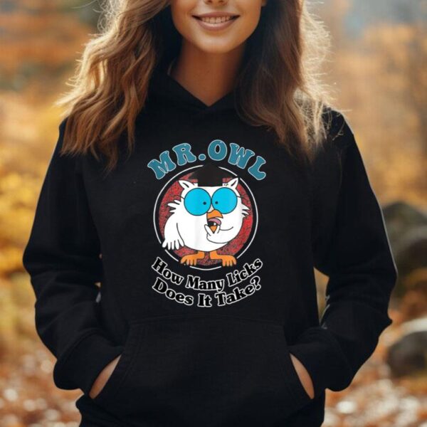 Mr. Owl How Many Licks Does It take Unisex Hoodie