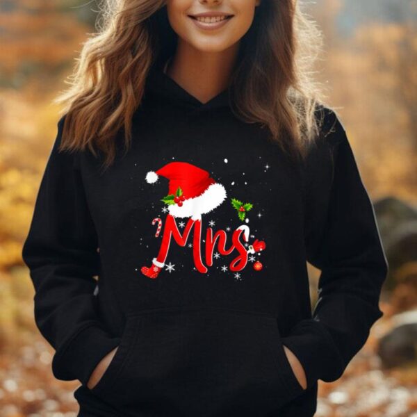 Mr And Mrs Claus Couples Matching Christmas Santa TEE Unisex Hoodie