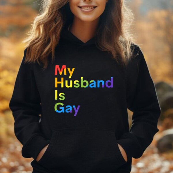 My Husband Is Gay LGBTQ+ Pride Unisex Hoodie