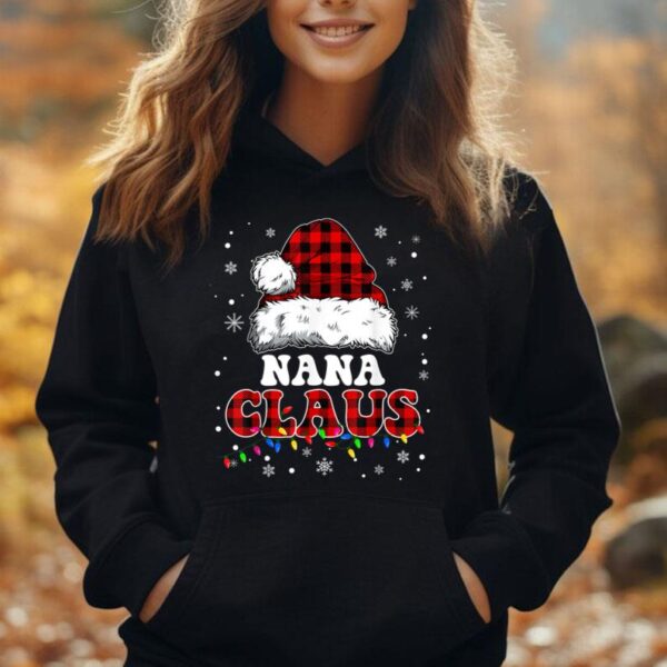 Nana Claus Funny Santa Claus Matching Family Pajamas Unisex Hoodie