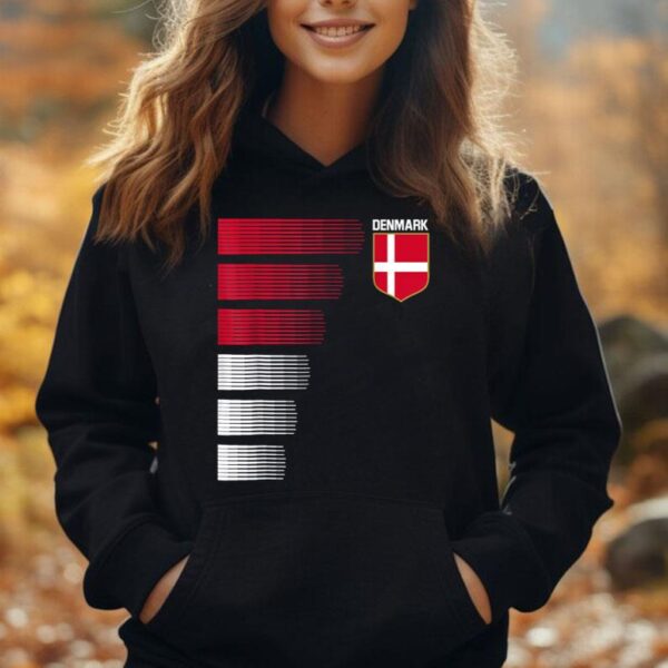 National Denmark Flag Jersey Danish Football Soccer Team Unisex Hoodie