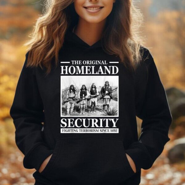 Native American Indian Heritage Original Homeland Security Unisex Hoodie