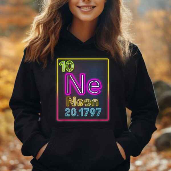 Neon Element Of The Chemistry Periodic Table For Scientists Unisex Hoodie