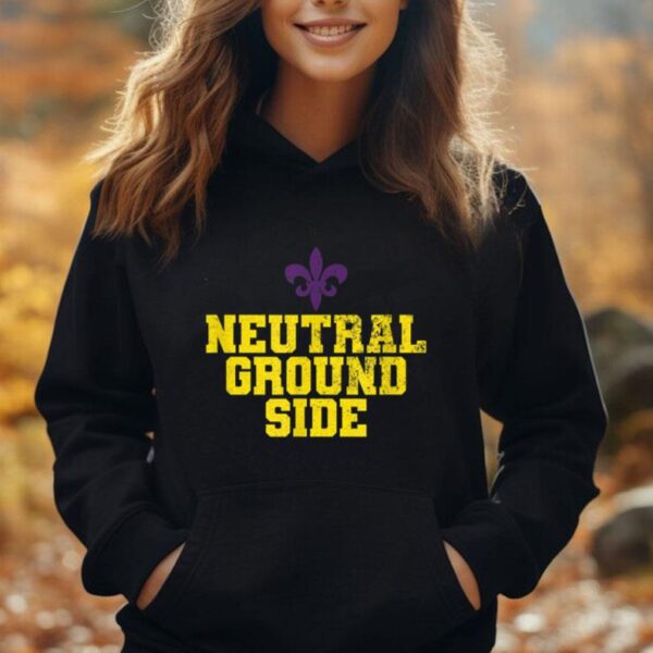 Neutral Ground Side Mardi Gras Unisex Hoodie