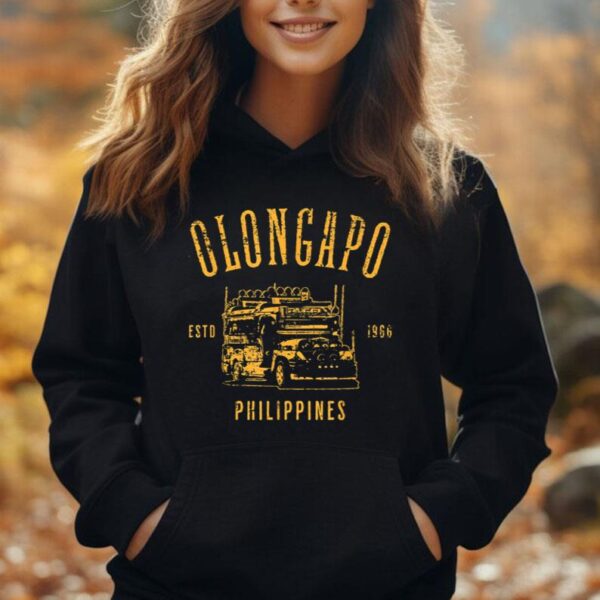 Olongapo Philippines Estd 1966 Distressed Style Design Unisex Hoodie