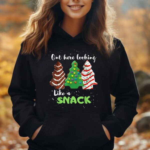 Out Here Looking Like A Snack Christmas Cookie Unisex Hoodie