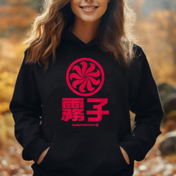 Overwatch 2 Kiriko Red Ninja Icon Logo Unisex Hoodie