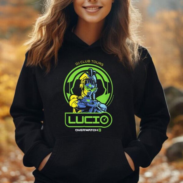 Overwatch 2 L?io DJ Club Tours Center Icon Logo Unisex Hoodie