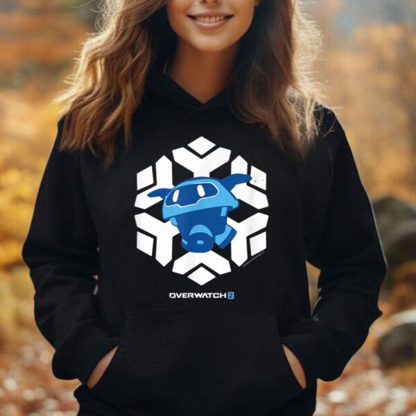 Overwatch 2 Mei Center Snowflake Mask Icon Unisex Hoodie