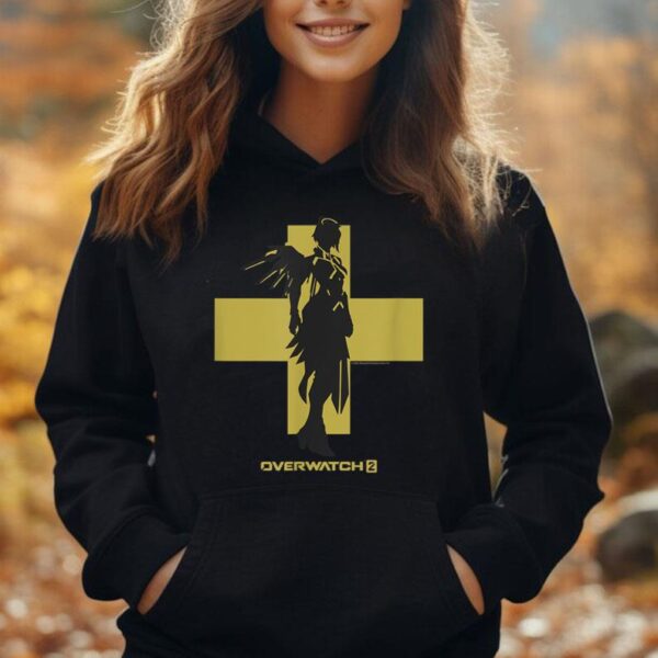 Overwatch 2 Mercy Angel Silhouette Unisex Hoodie