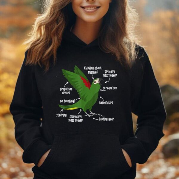 Parrots I Bird Anatomy Of A Hahns Macaw Unisex Hoodie