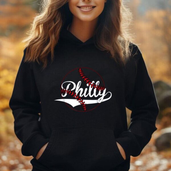 Philly Vintage Baseball Lovers Baseball Fans Unisex Hoodie