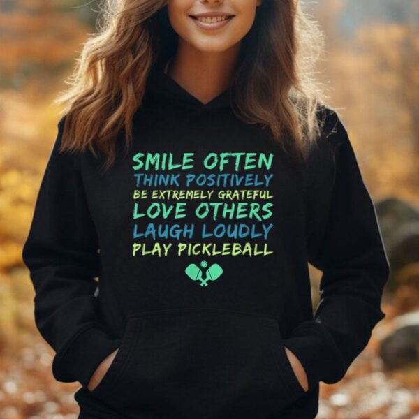 Pickleball Inspirational Quotes Unisex Hoodie