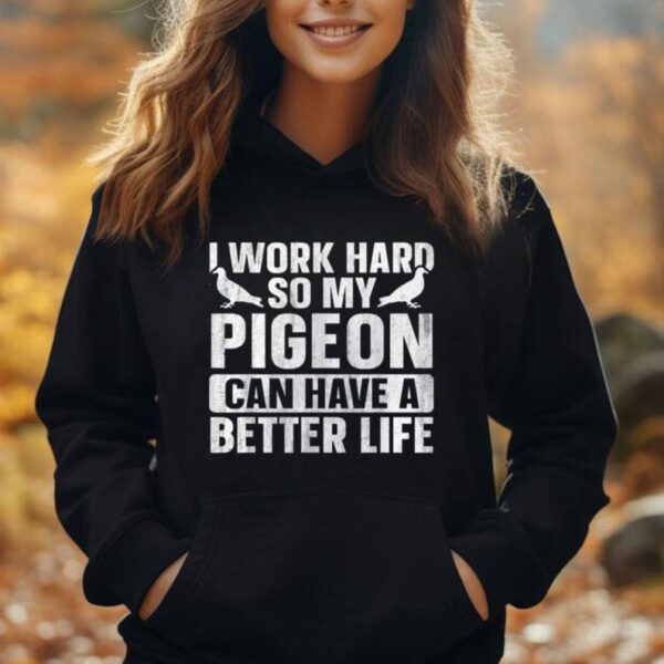 Pigeon Breeding Funny Bird Owner Vintage Pigeon Lover Unisex Hoodie