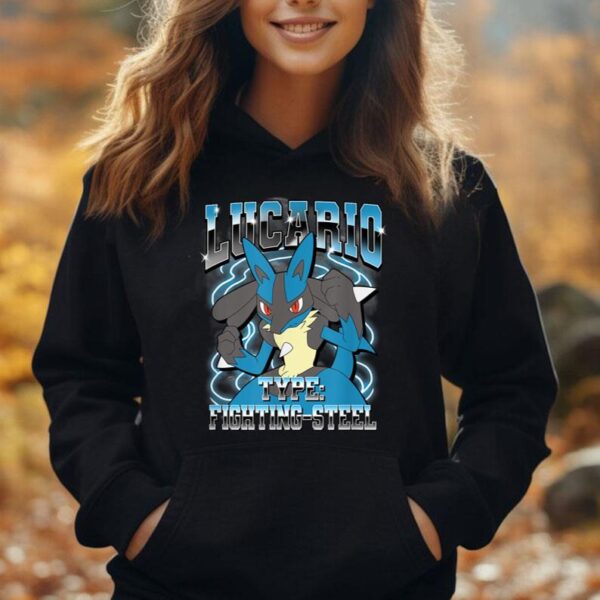 Pok?on Lucario Type Fighting-Steel Poster Unisex Hoodie