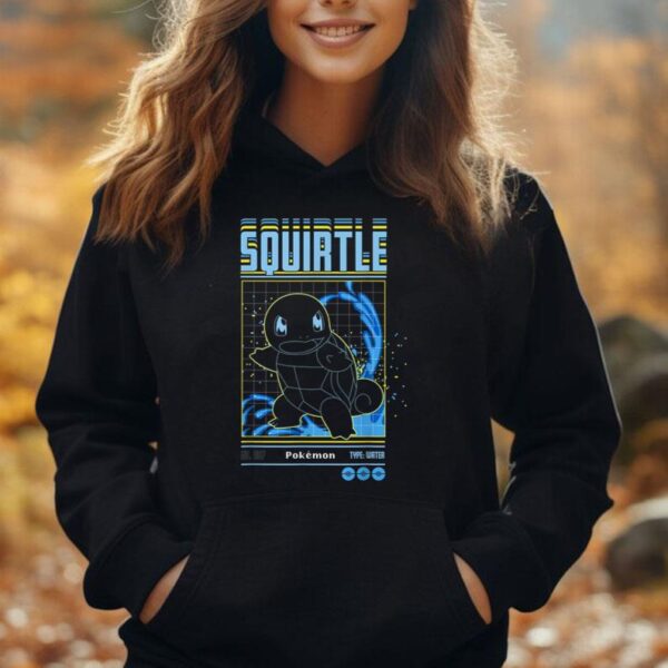 Pok?on Squirtle Water Type Schematic Unisex Hoodie