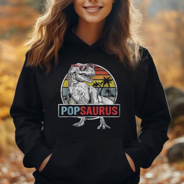 Popsaurus Funny T Rex Dinosaur Pop saurus Family Unisex Hoodie