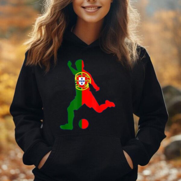 Portugal Soccer Player Portuguese Flag Football Unisex Hoodie