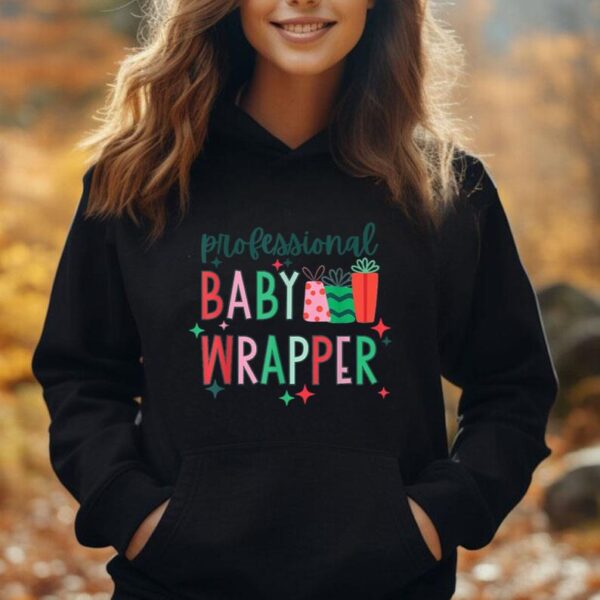 Professional Baby Wrapper Christmas L&D Nurse NICU Nurse Unisex Hoodie