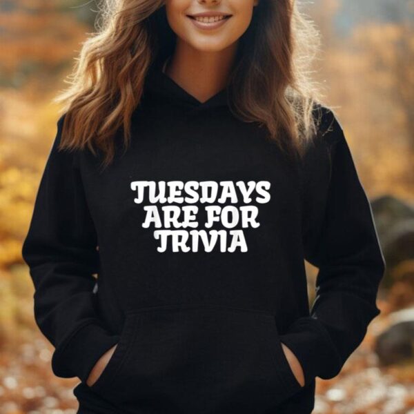 Retro Tuesdays Are For Trivia Funny Saying Unisex Hoodie