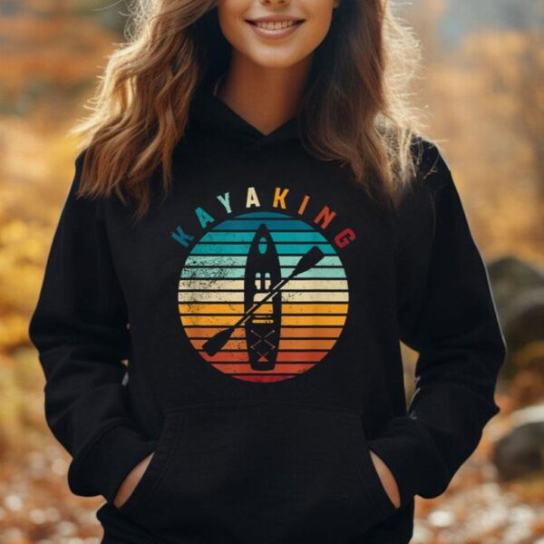 Retro Vintage Kayaking Canoe Paddling Kayak Lovers Men Unisex Hoodie