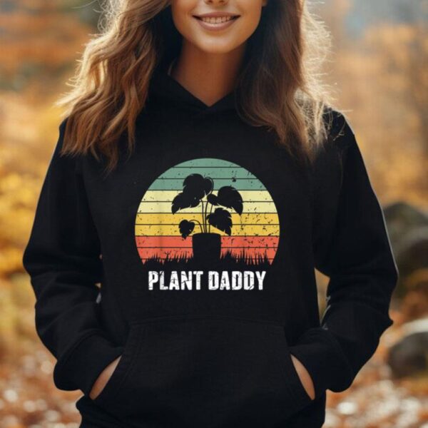 Retro Vintage Plant Daddy Shirt Gardener Daddy Father's Day Unisex Hoodie