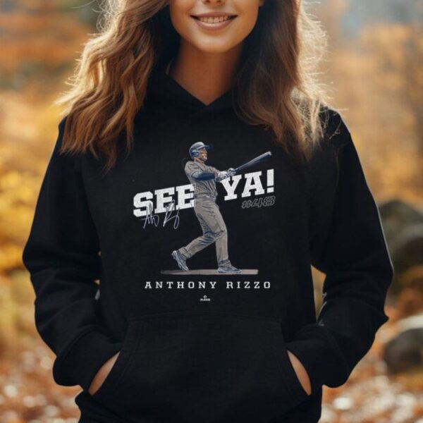 See Ya! Anthony Rizzo New York MLBPA Unisex Hoodie