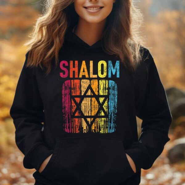 Shalom - Retro Star Of David Jewish Peace Hebrew Israelites Unisex Hoodie