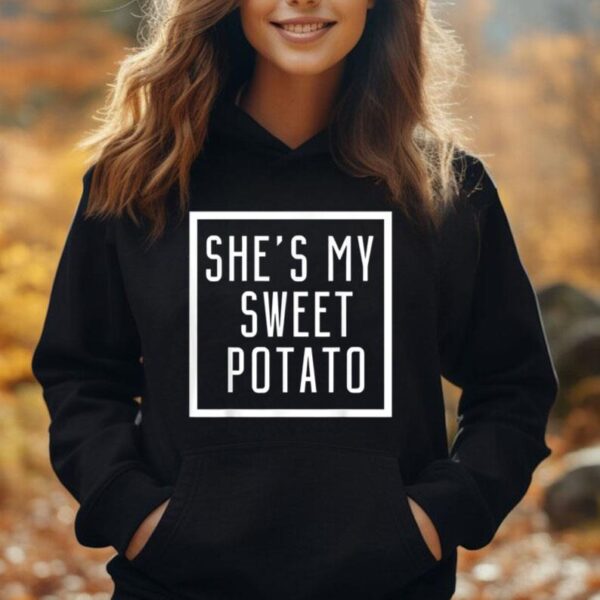 She's My Sweet Potato I Yam Set Couples Matching Unisex Hoodie