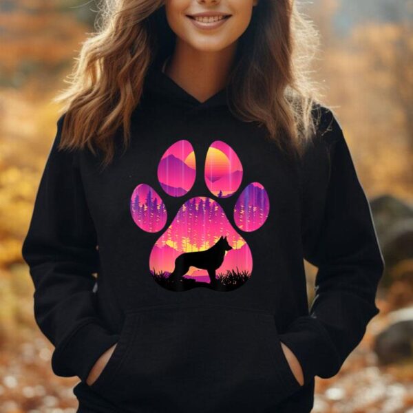 Shiloh Shepherd Paw Mom Dad Dog Lover Women Men Unisex Hoodie