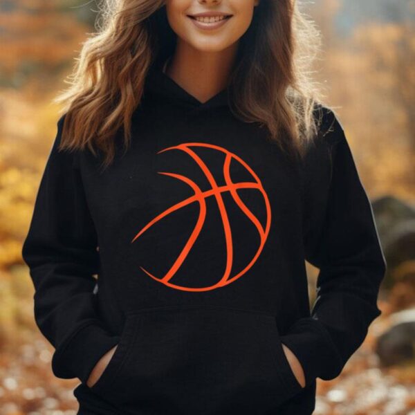 Silhouette Ball - Basketball Player Sports Lover Hoop Unisex Hoodie