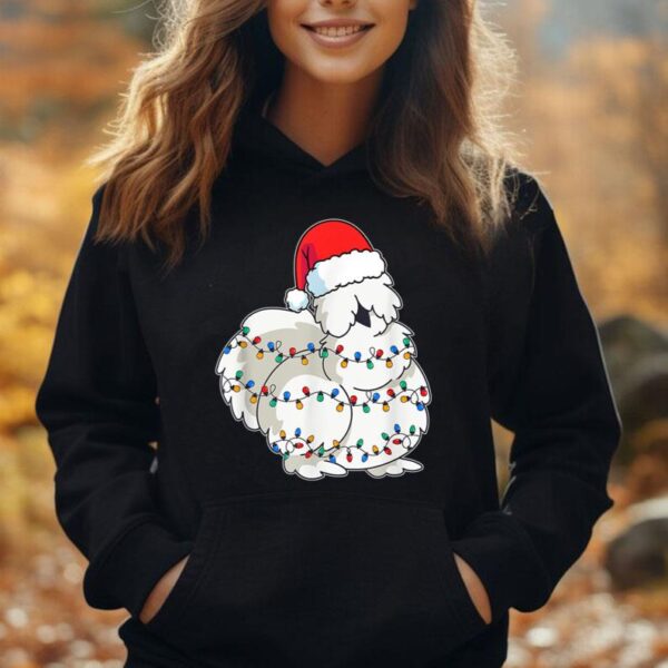 Silkie Silky Chicken Funny Christmas Graphic Unisex Hoodie