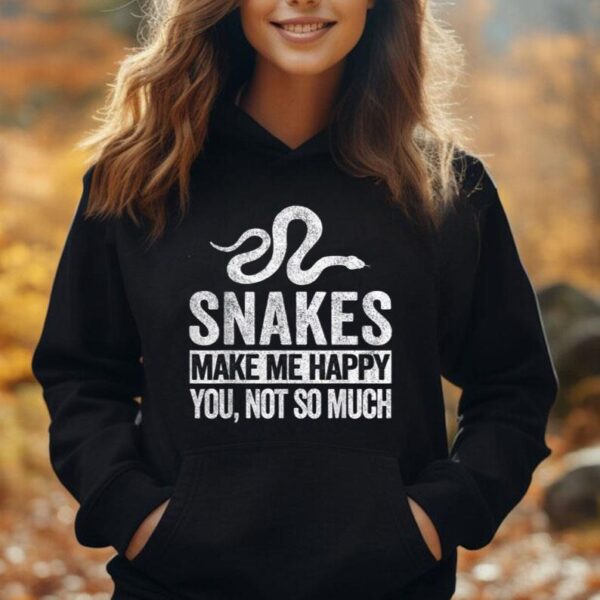 Snake Lover Funny Snake Quote Retro Unisex Hoodie