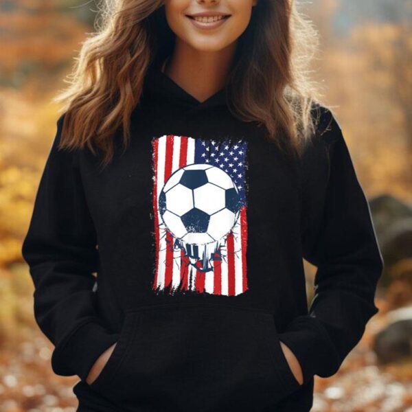 Soccer USA Flag tshirt